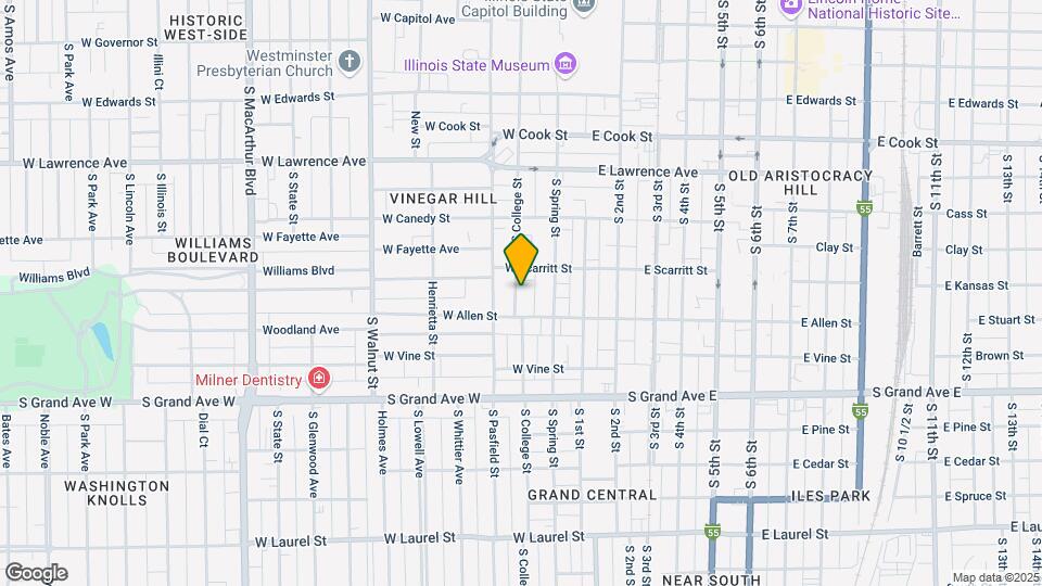 1024 3 S College St Map and Location Details