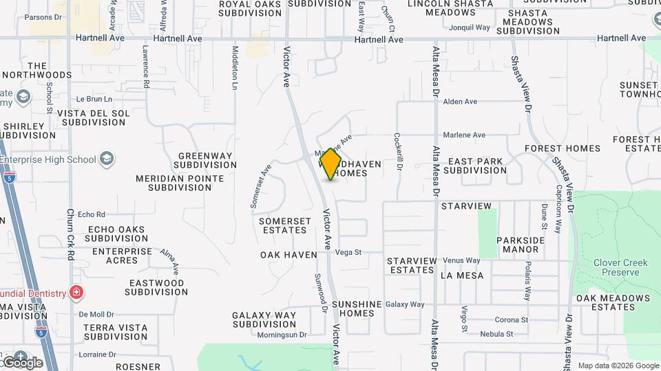 3410 Silverwood St Map and Location Details