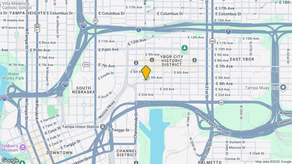 1404 E 4th Ave Mapa y Detalles de la Ubicación
