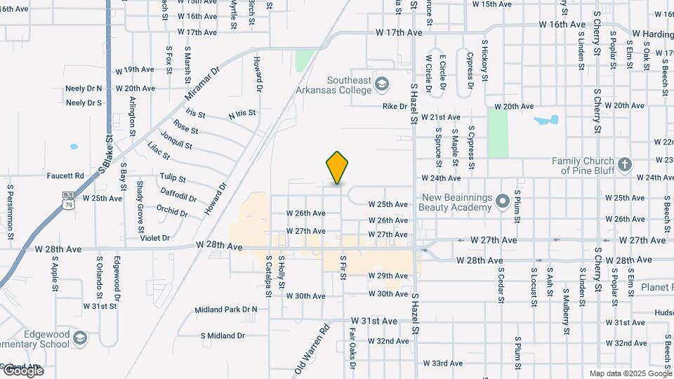 2603 W 25th Ave Mapa y Detalles de la Ubicación