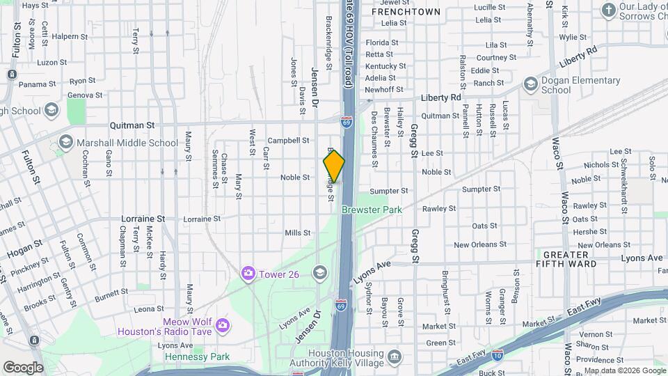 2002 Brackenridge St Map and Location Details
