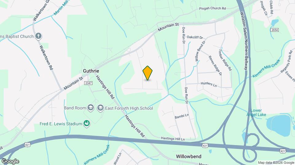 615 Asheby Woods Rd Map and Location Details