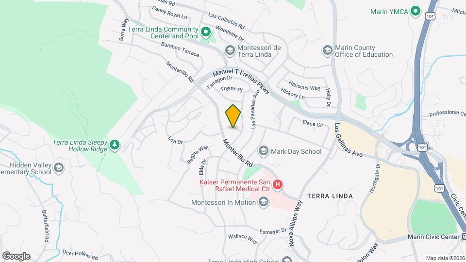 648 Tanbark Terrace Map and Location Details
