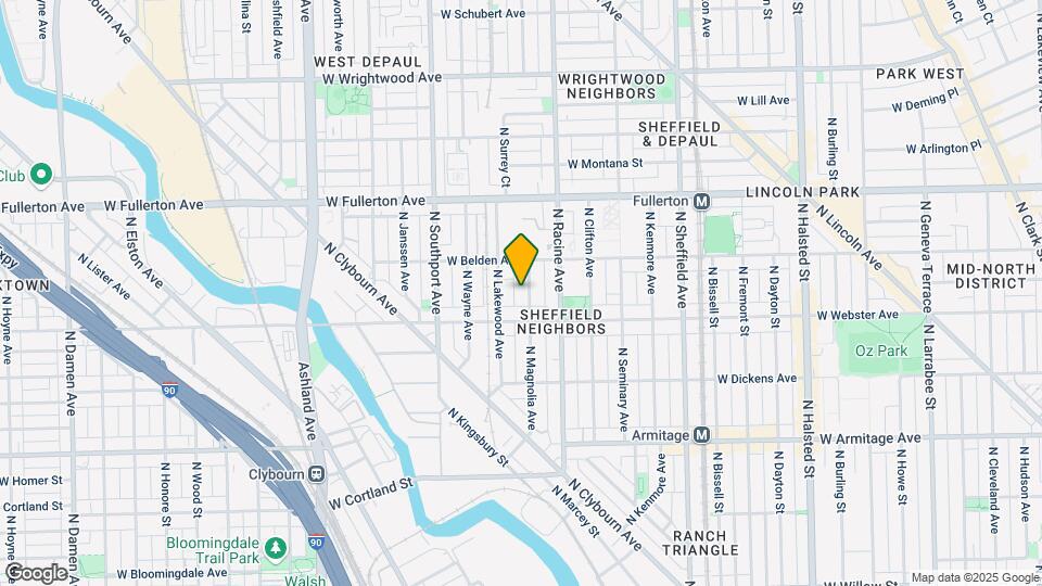 2226 N Magnolia Ave Map and Location Details