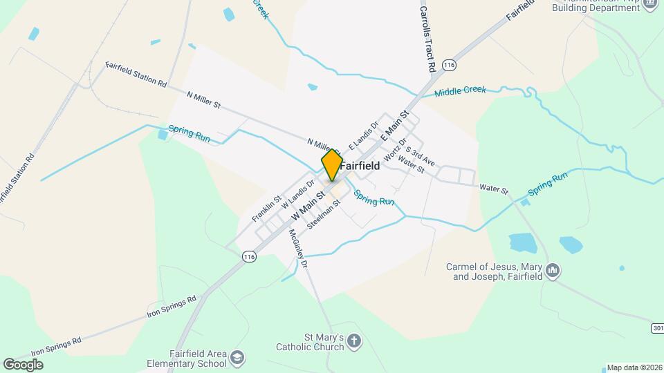 28 W Main St Map and Location Details