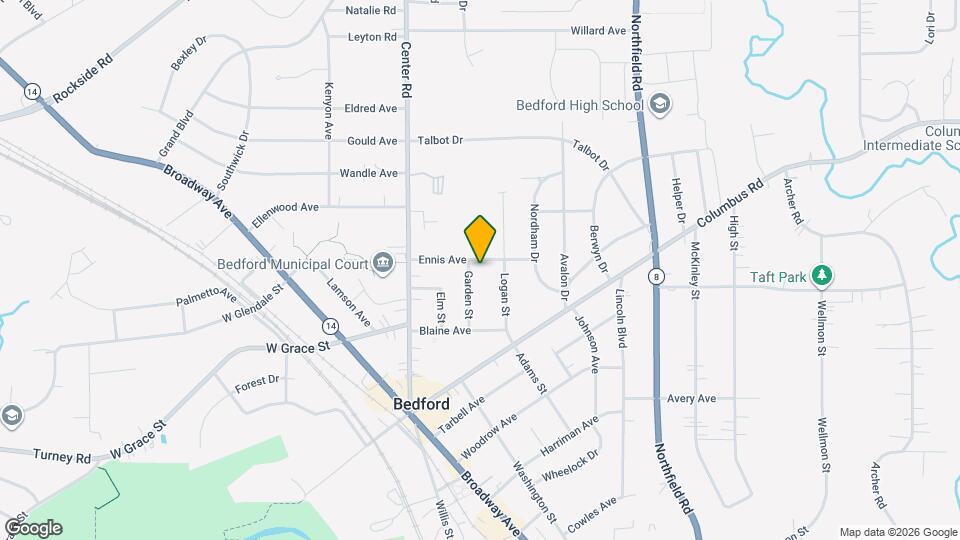 68 Ennis Ave Map and Location Details