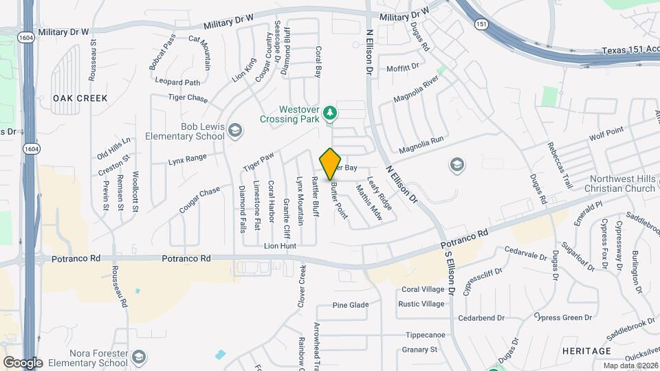 734 Butler Point Map and Location Details