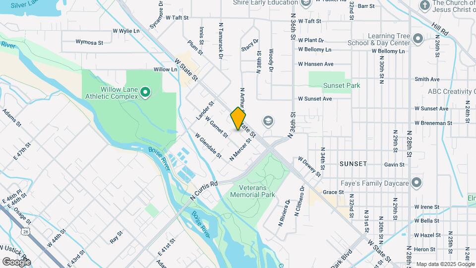 1133 N Arthur Ln Map and Location Details