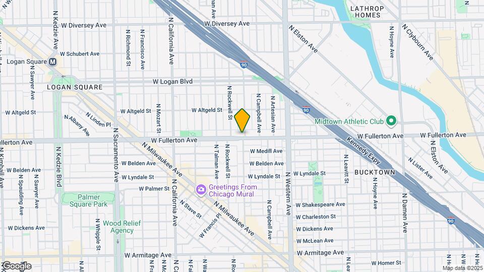 2534 W Fullerton Ave, Unit 503 Mapa y Detalles de la Ubicación