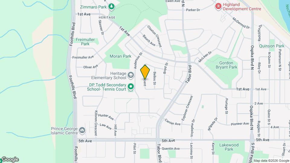 282 Clarke Crescent Map and Location Details