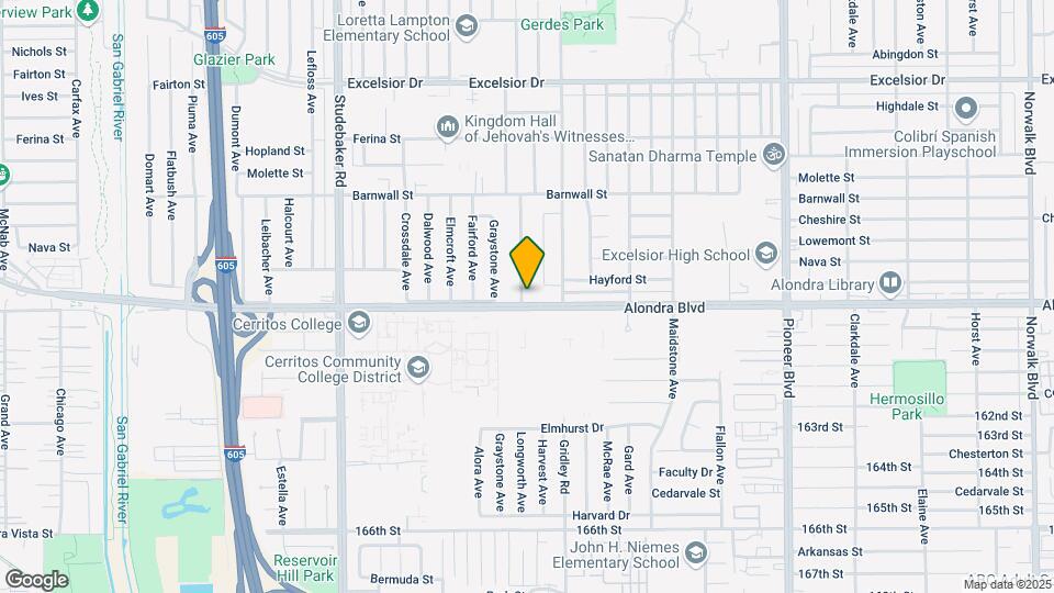 11305 Alondra Blvd Map and Location Details