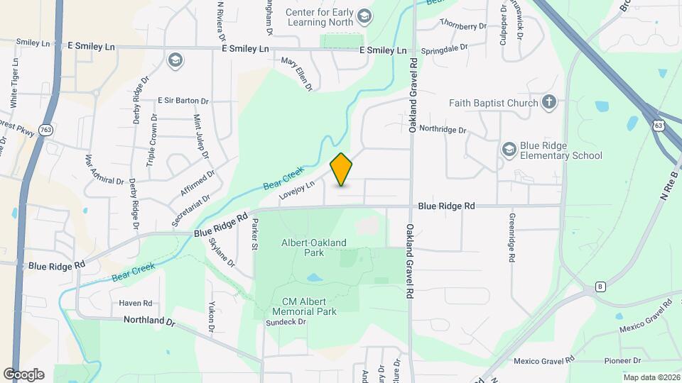 2105 Live Oak Ln Map and Location Details