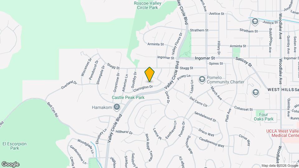 24005 Clarington Dr Map and Location Details