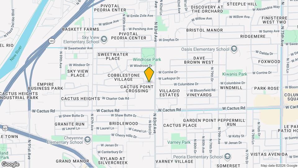 12480 N 83rd Dr Mapa y Detalles de la Ubicación
