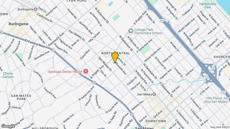 325 N Ellsworth Ave Mapa y Detalles de la Ubicación