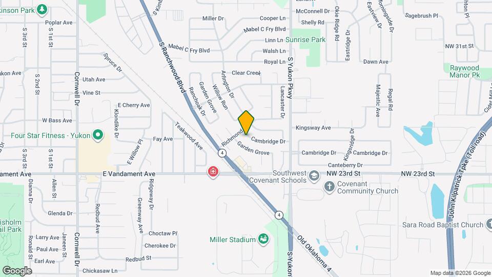 1004 Cambridge Dr Map and Location Details