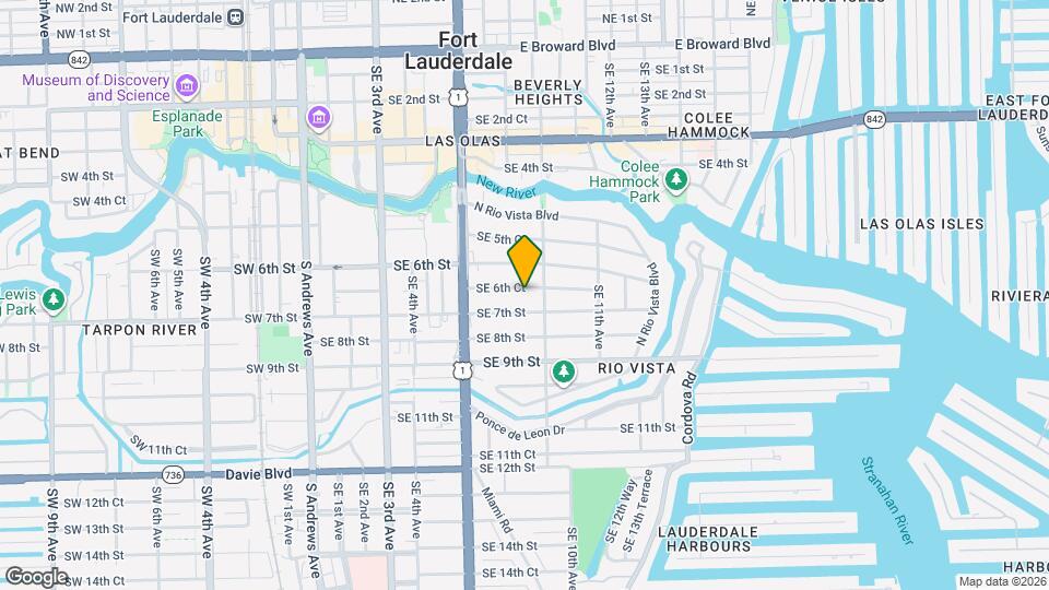 808 SE 6th Ct Map and Location Details