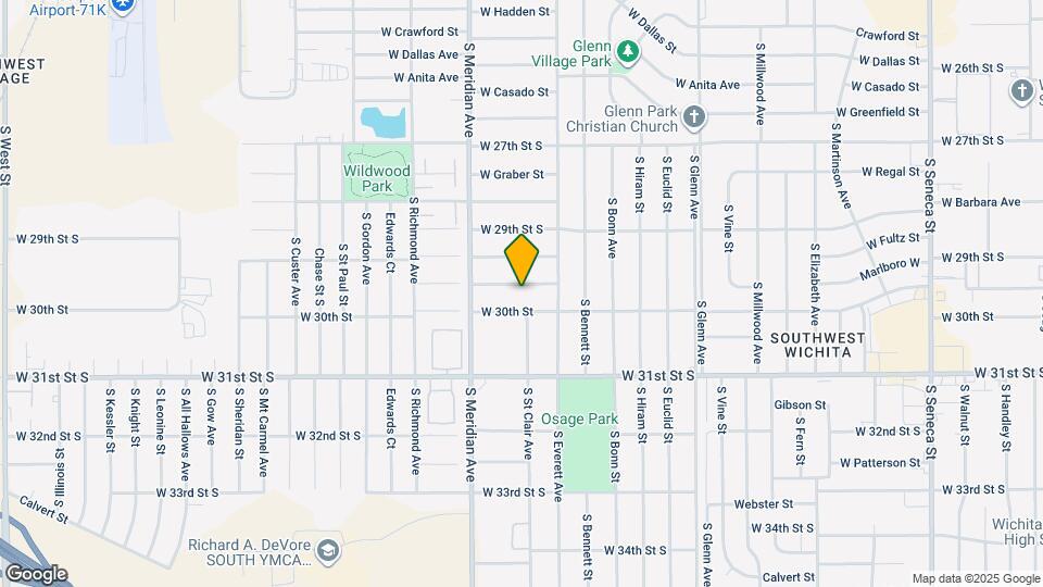 2309 W Southgate St Map and Location Details