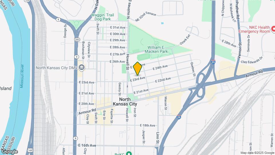 814 E 23rd Ave Map and Location Details