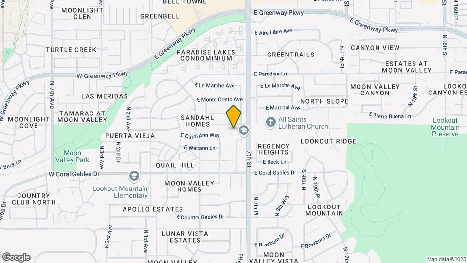 426 E Carol Ann Way Mapa y Detalles de la Ubicación