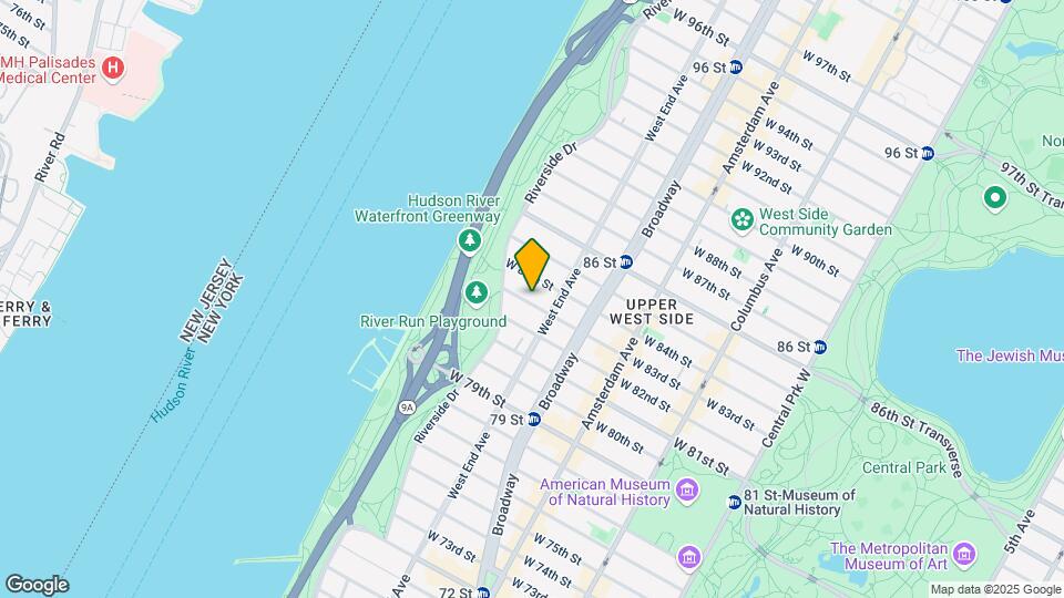 317 W 83rd St Map and Location Details