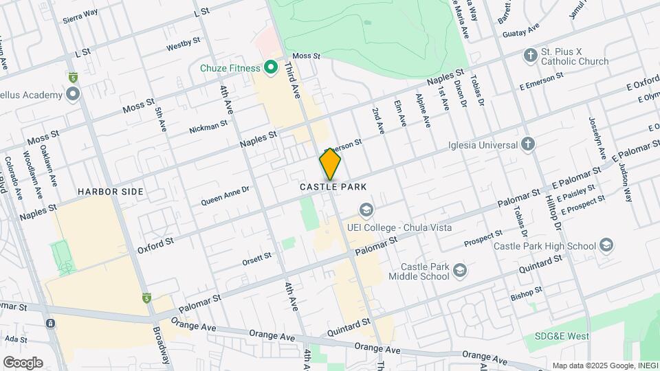 280 Oxford St Mapa y Detalles de la Ubicación