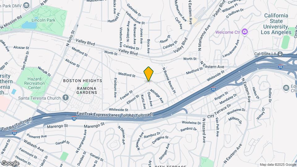 3628 Fowler St Mapa y Detalles de la Ubicación