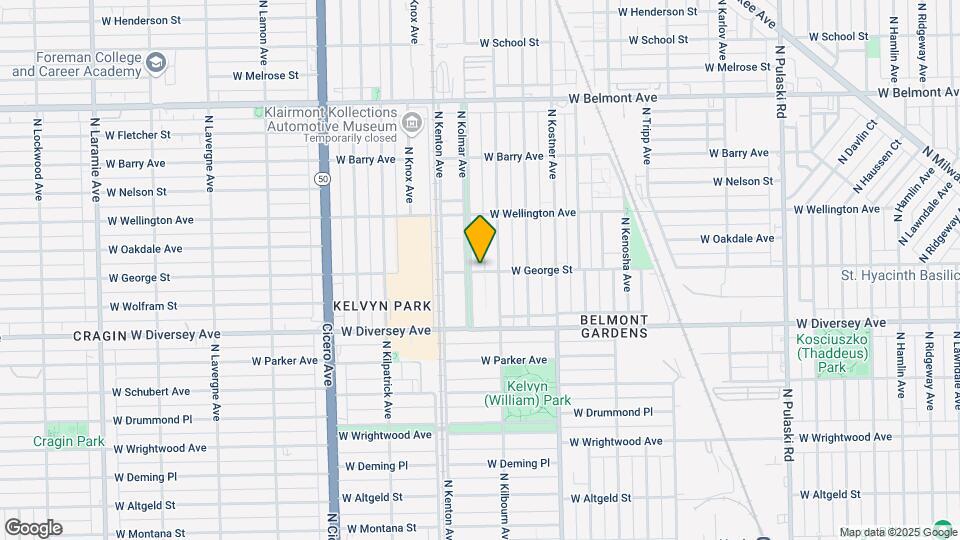 4518 W George St-Unit -1 Map and Location Details