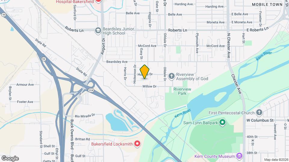 617 Hood Dr Map and Location Details