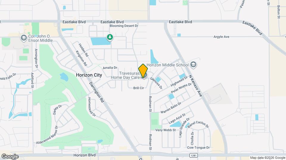 14006 Glenosa Dr Mapa y Detalles de la Ubicación