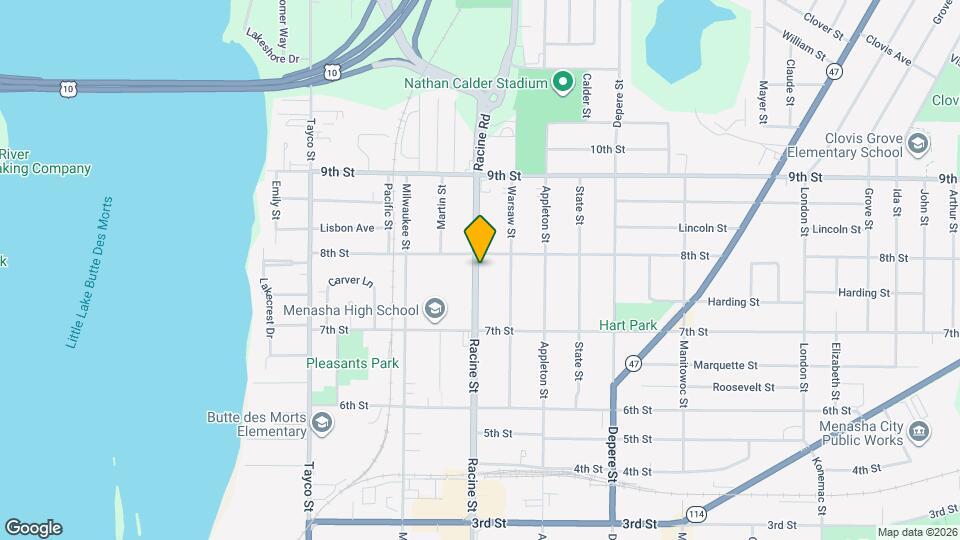 745 Racine St Map and Location Details