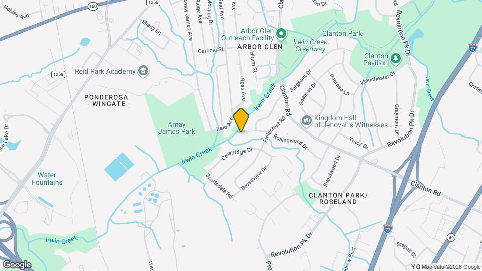 1430 Rollingwood Dr Map and Location Details