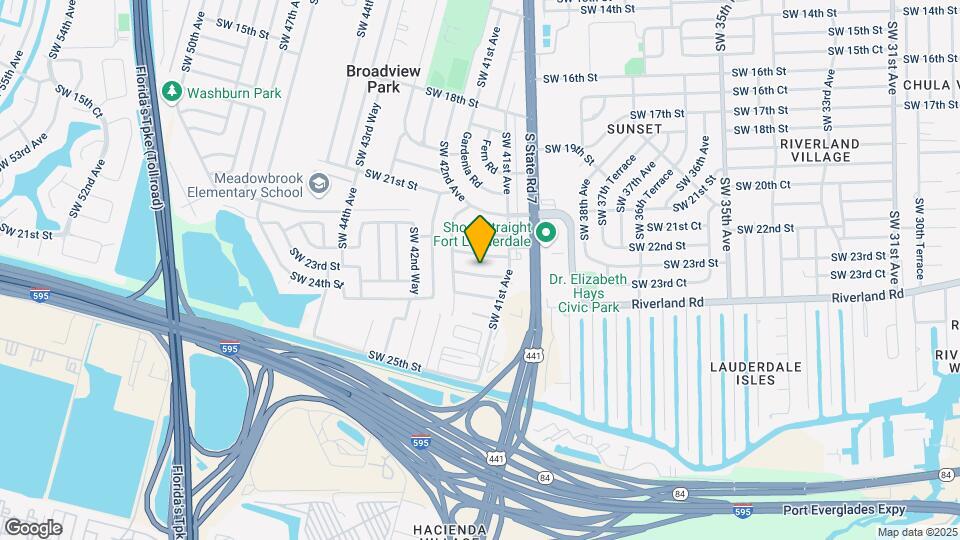 4151-4157 SW 23rd St Mapa y Detalles de la Ubicación