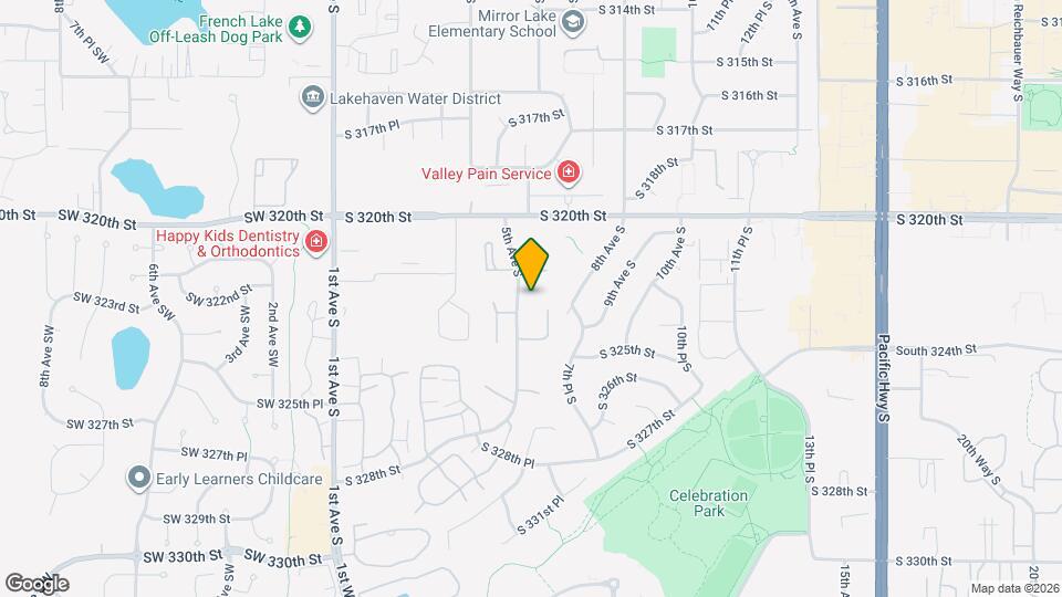 532 S 323rd Pl Map and Location Details