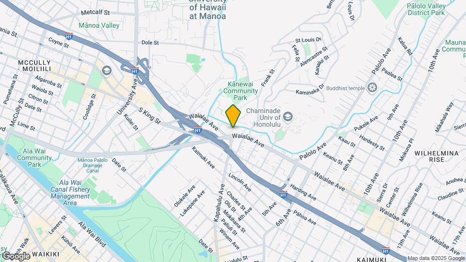 3002 Waialae Ave Map and Location Details