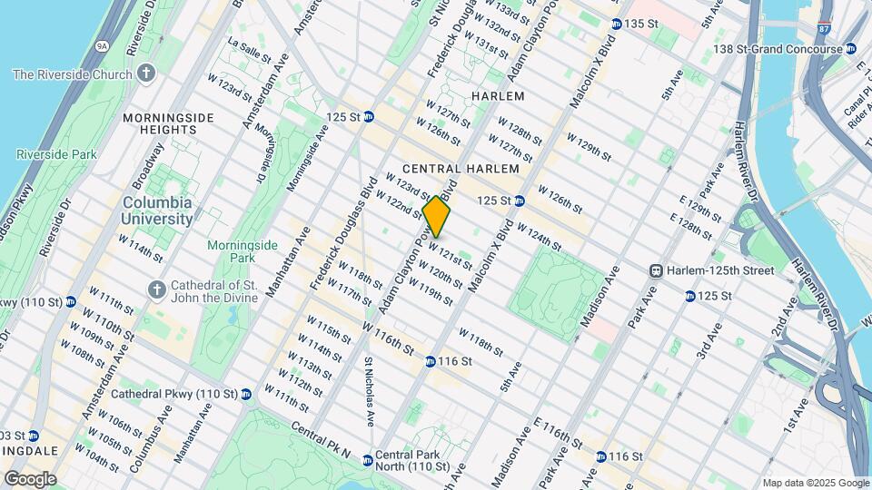 155 W 121st St Map and Location Details