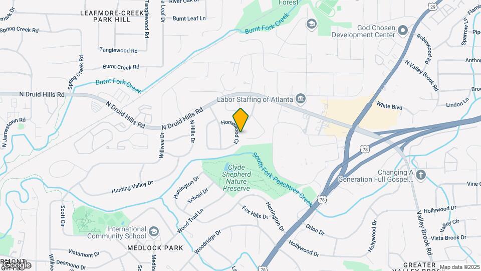950 Homewood Ct Map and Location Details