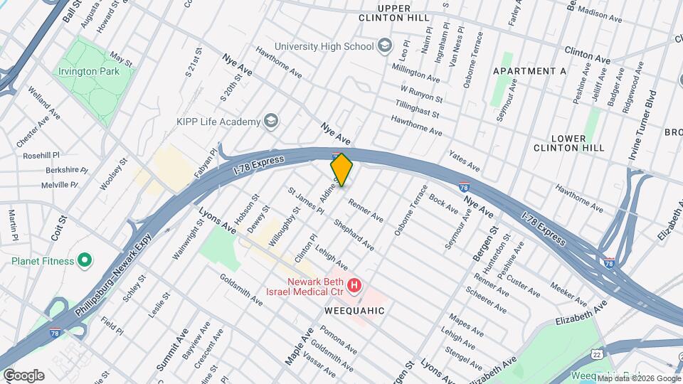 251 Clinton Pl Map and Location Details