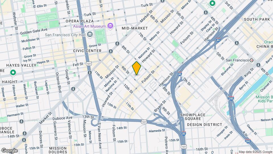 777 Tehama St Map and Location Details