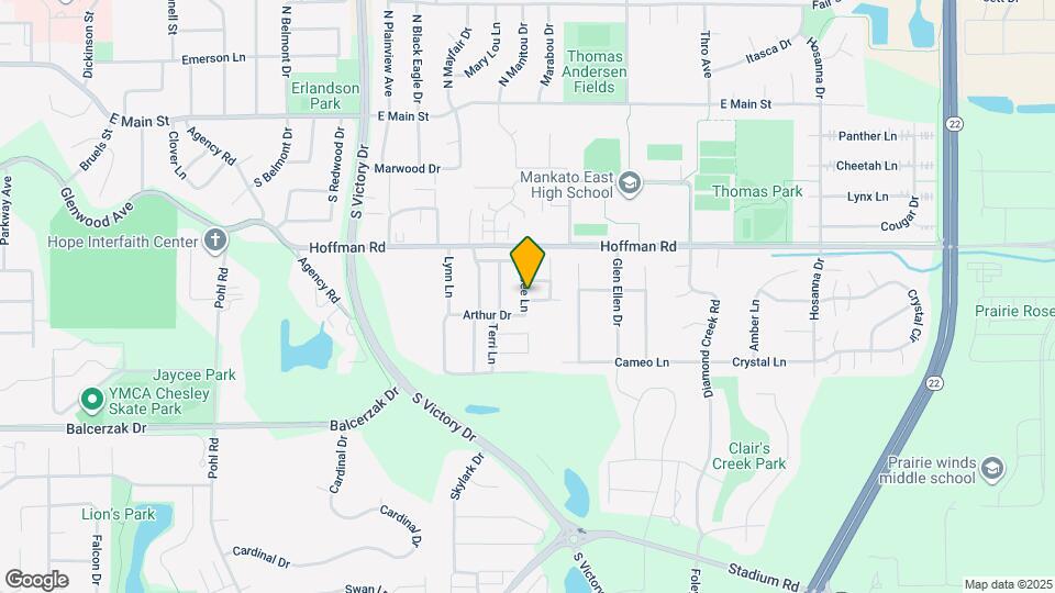 302 Louva Ln Map and Location Details