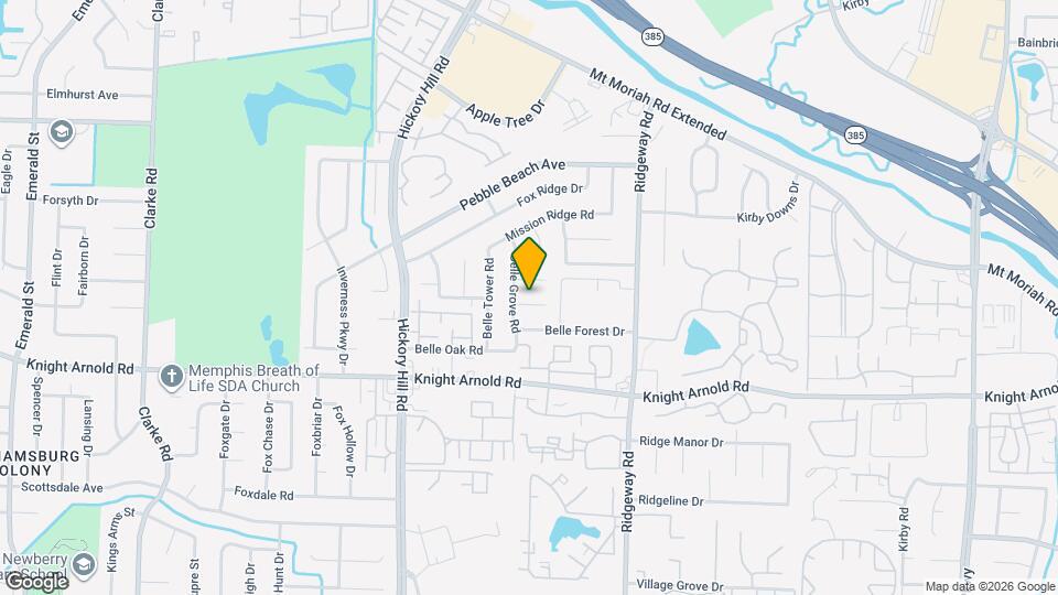 6064 Belle Grove Cove S Map and Location Details