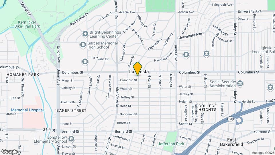 430 Crawford St Map and Location Details