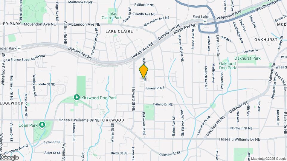 210 Kirkwood Rd NE Map and Location Details