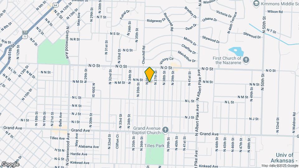 1450 N 36th St Map and Location Details