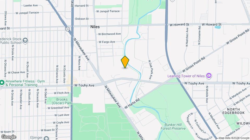 6882 W Touhy Ave Map and Location Details