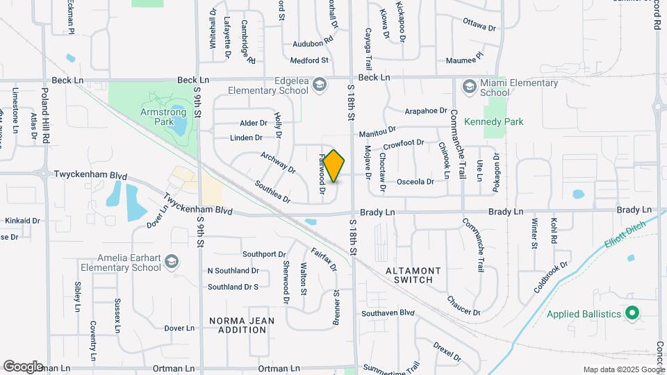 1228 Southlea Dr Map and Location Details