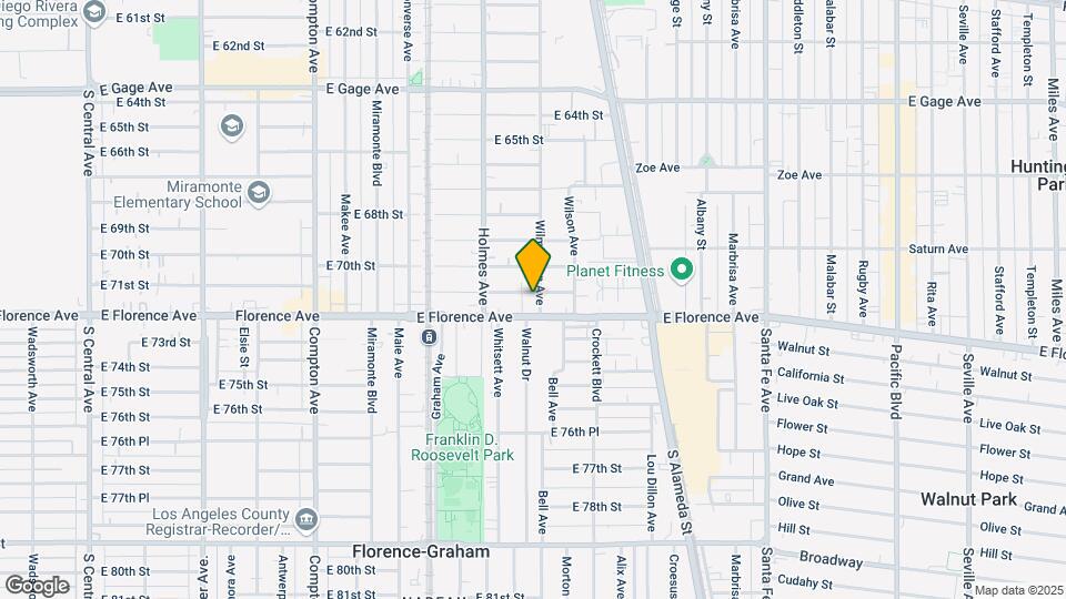 1850 E 71st St Map and Location Details