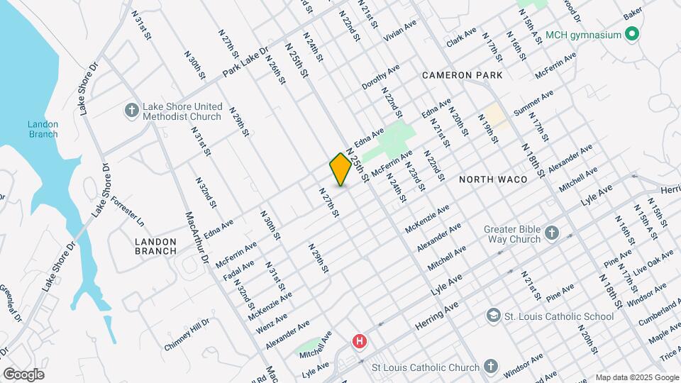2601 McFerrin Ave Mapa y Detalles de la Ubicación