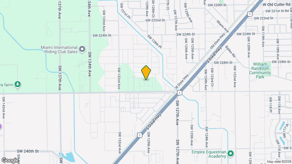 23055 SW 129th Ct Map and Location Details