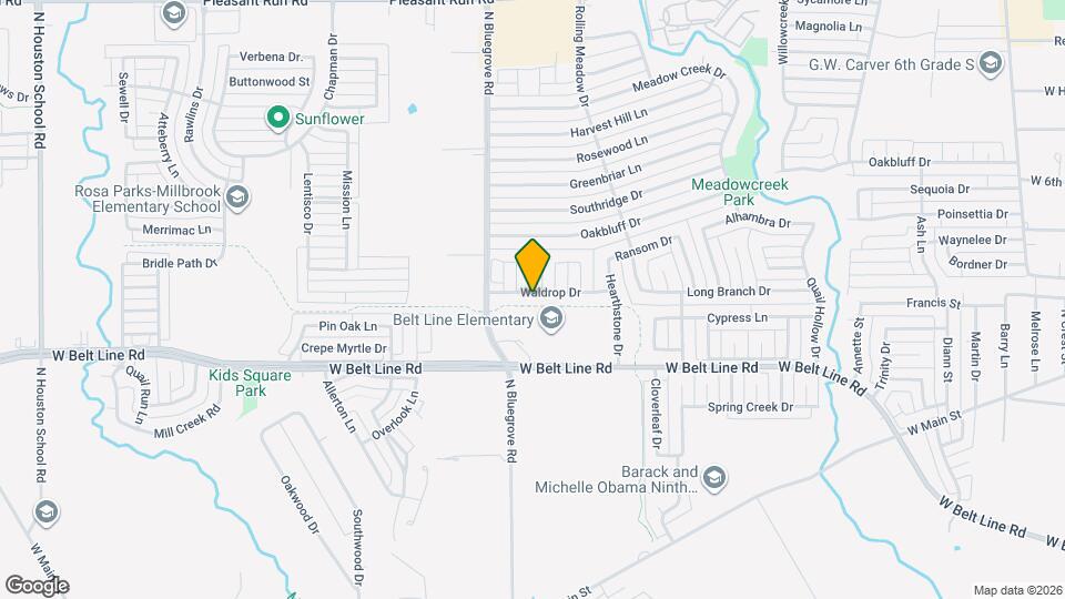 1450 Waldrop Dr Map and Location Details